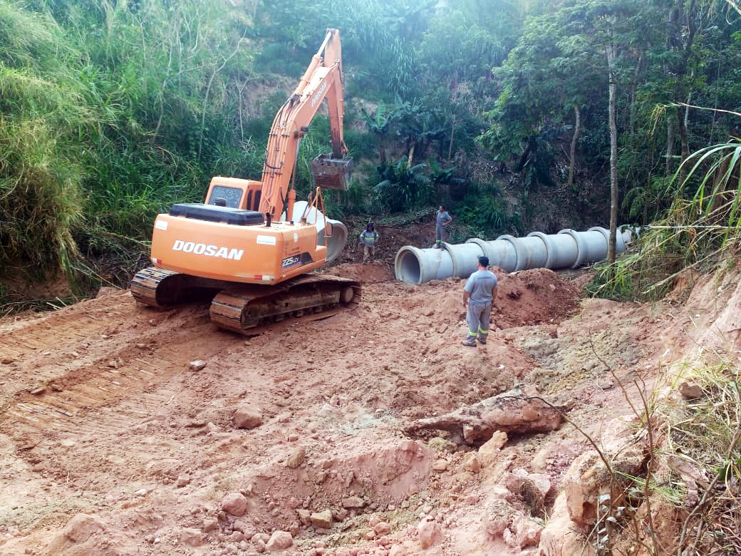 Refúgio da Serra recebe rede de drenagem reforçada