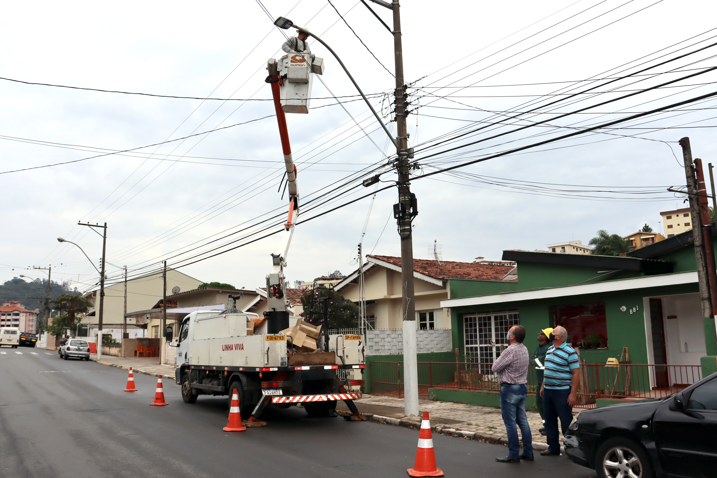 Prefeitura realiza novas trocas de iluminação por LED com investimentos que ultrapassam os R$ 220 mil