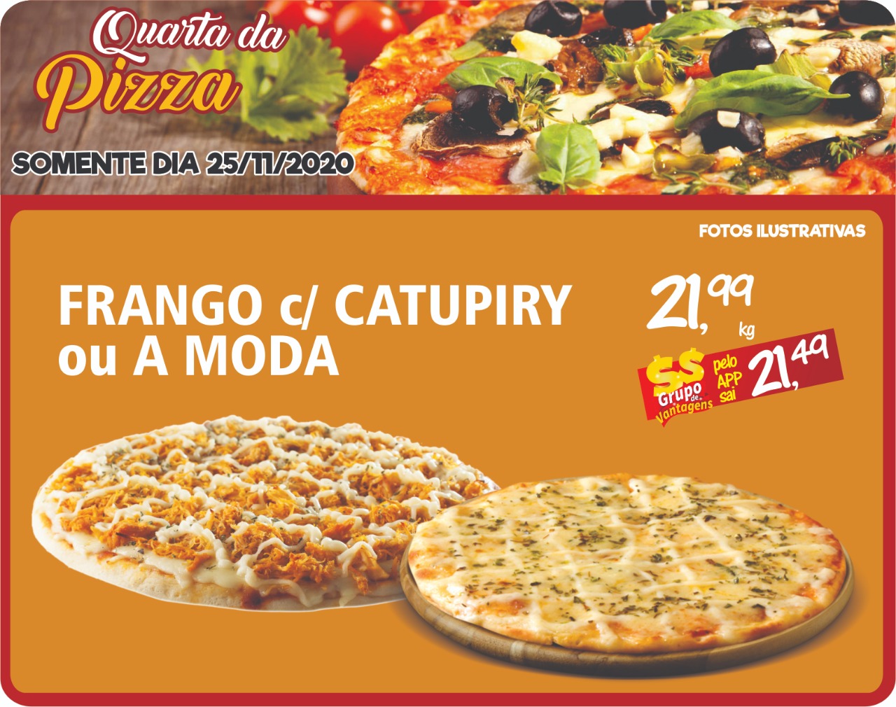 Ciamdrighi tem pizzas, hortifrúti e mais 30 ofertas nas prateleiras
