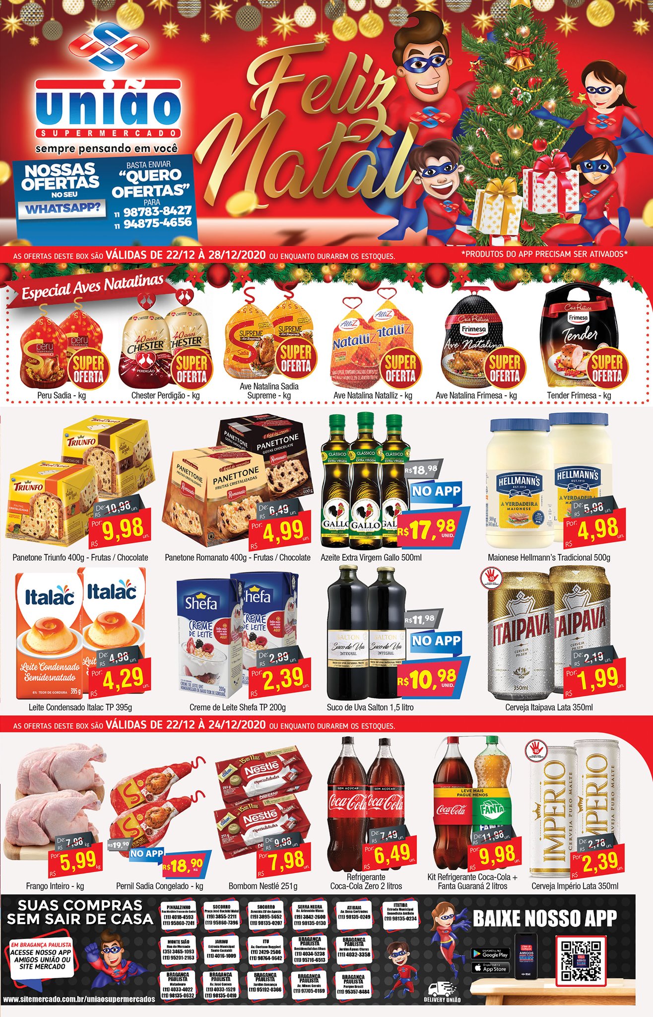 Natal do União Supermercados tem mais de 80 ofertas, nesta semana