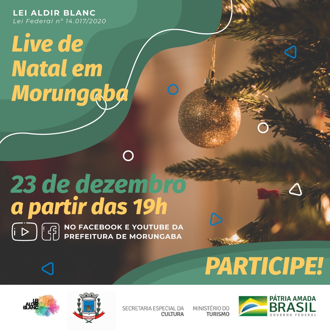 Live de Natal acontece na noite de hoje, em Morungaba