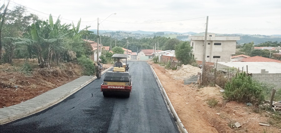 Empresa concluiu asfaltamento em quatro vias no Nova Serra Negra