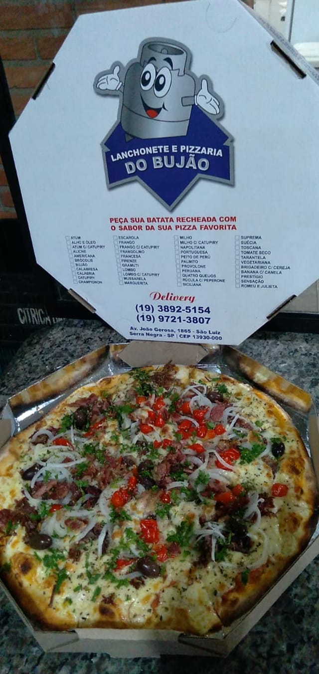 Pizzaria e Lanchonete do Bujão tem opções pelo delivery com promoções