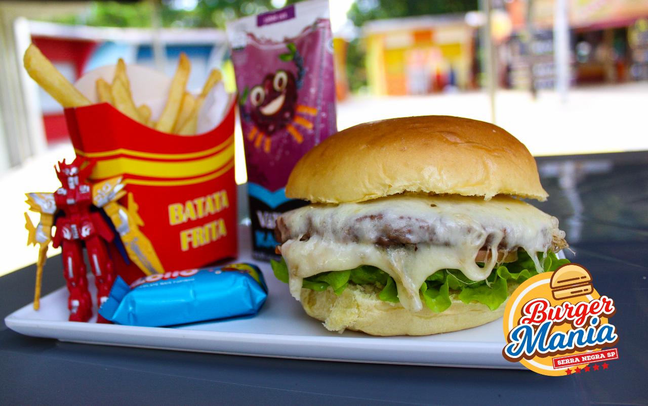 Burger Mania tem combo completo para o lanche da criançada
