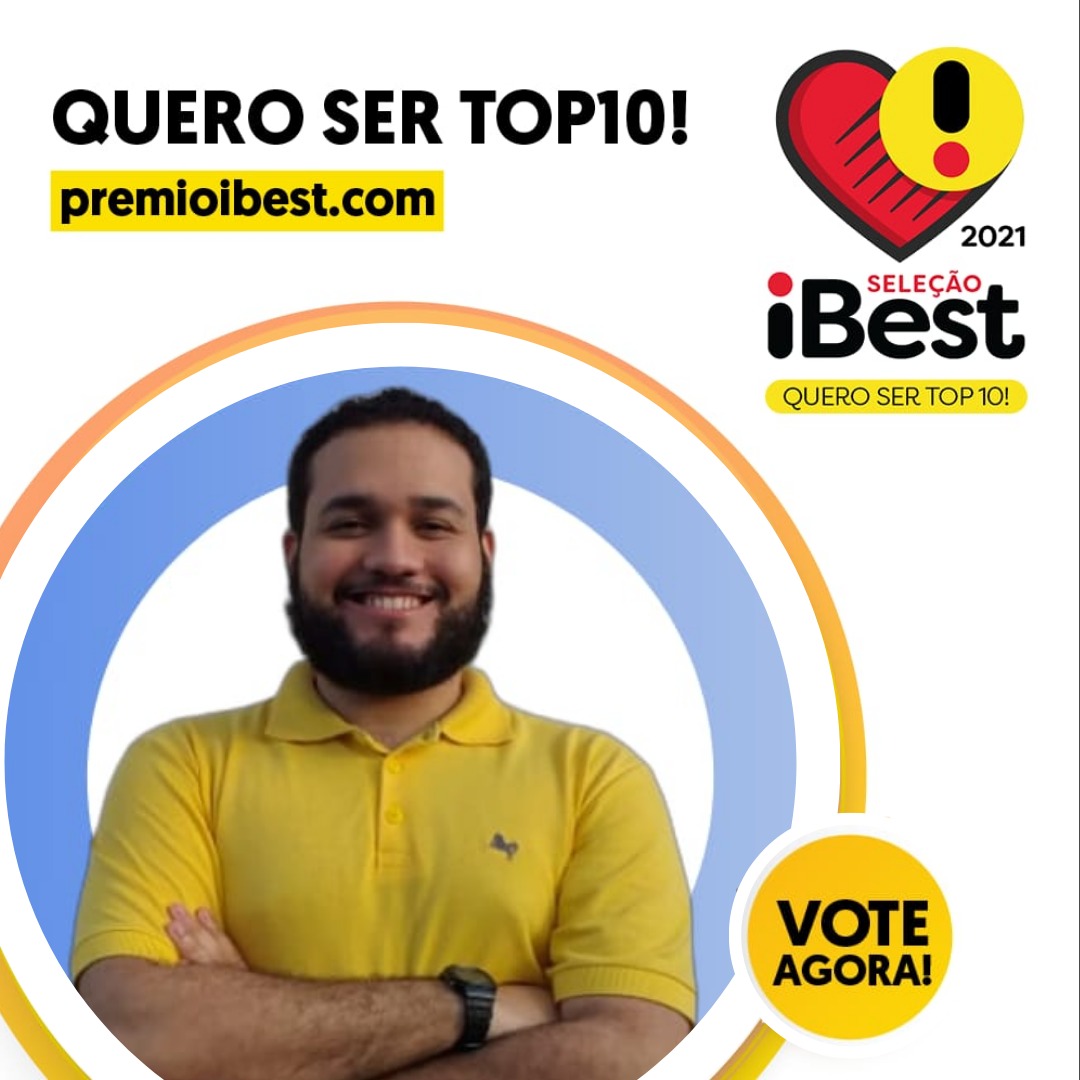 Jovem colunista itapirense, Vanderlei Tenório, é indicado ao Prêmio iBest 2021 em três categorias