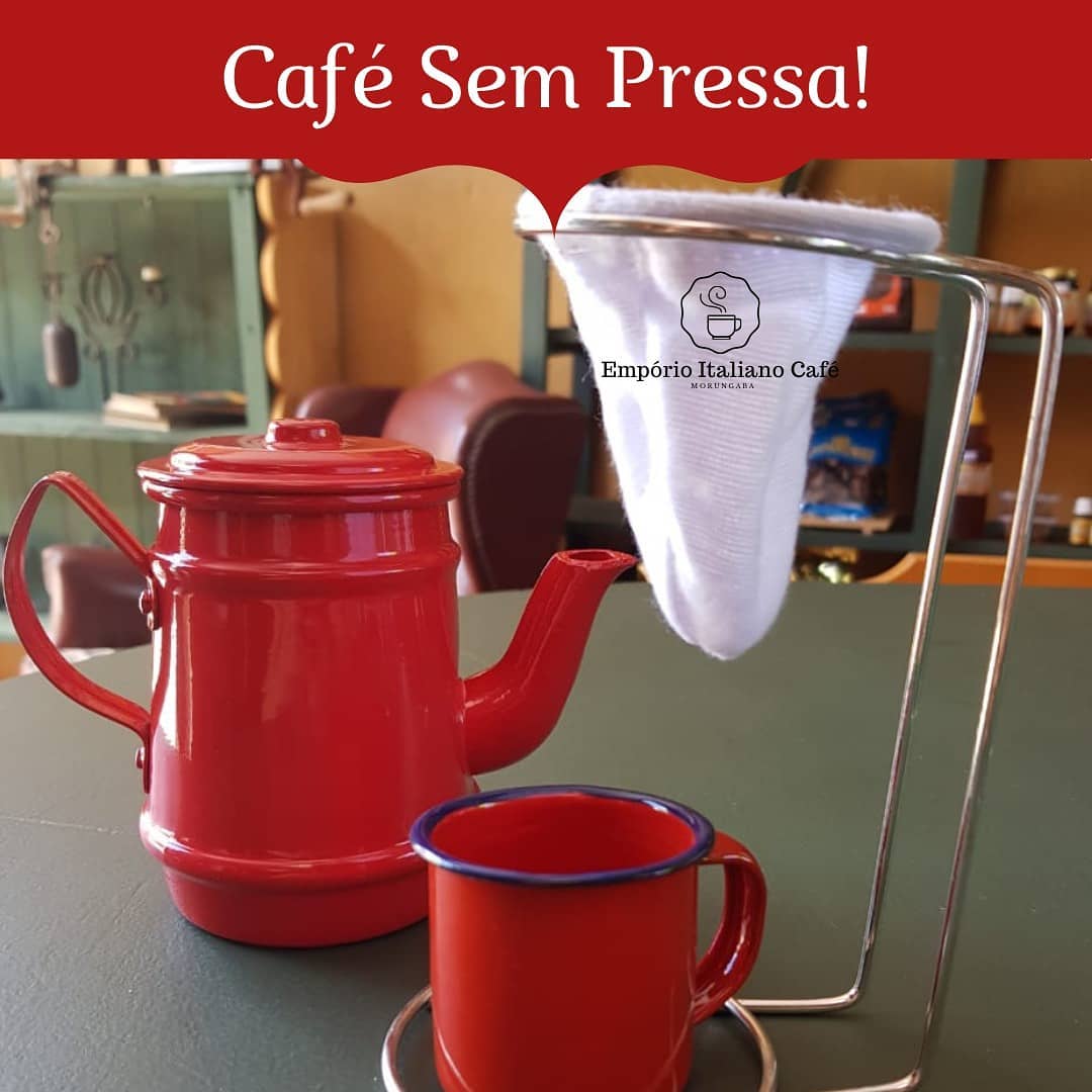 Cafés Especiais são destaques no Empório Italiano, em Morungaba