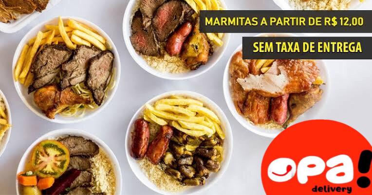 Opa Delivery tem arroz, feijão tropeiro, frango xadrez, bisteca, polenta, ovo frito e spaghetti, nesta quarta-feira