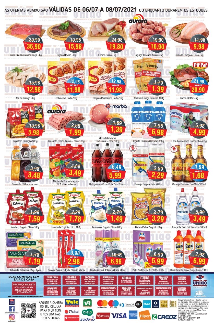 União Supermercados tem mais de 40 ofertas para a quinta-feira