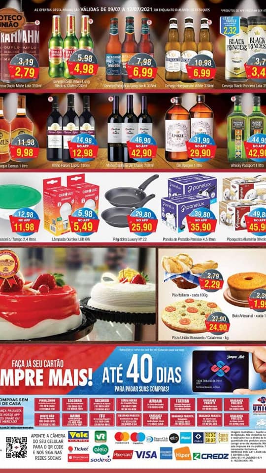 União Supermercados tem ofertas para o sábado em açougue, bebidas e muito mais