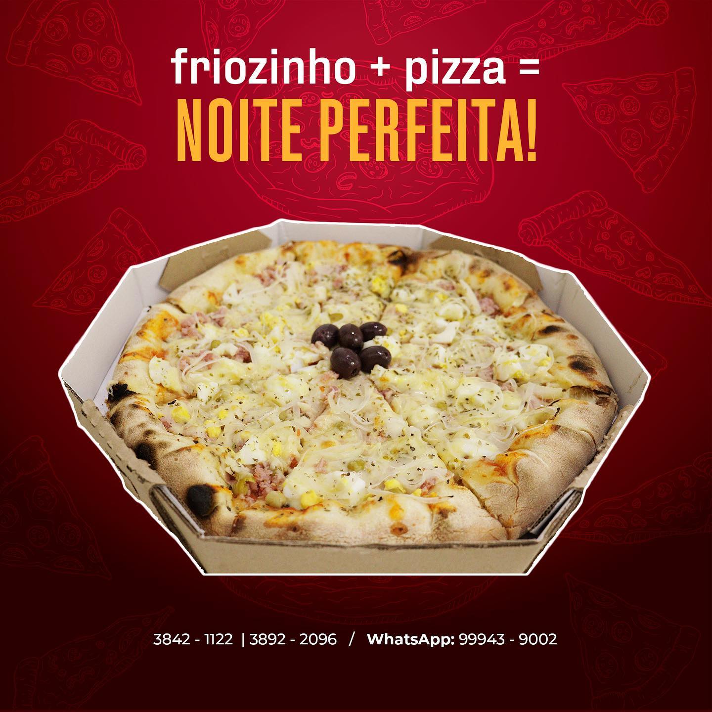 No Dia Nacional da Pizza, sua pedida está no Rei