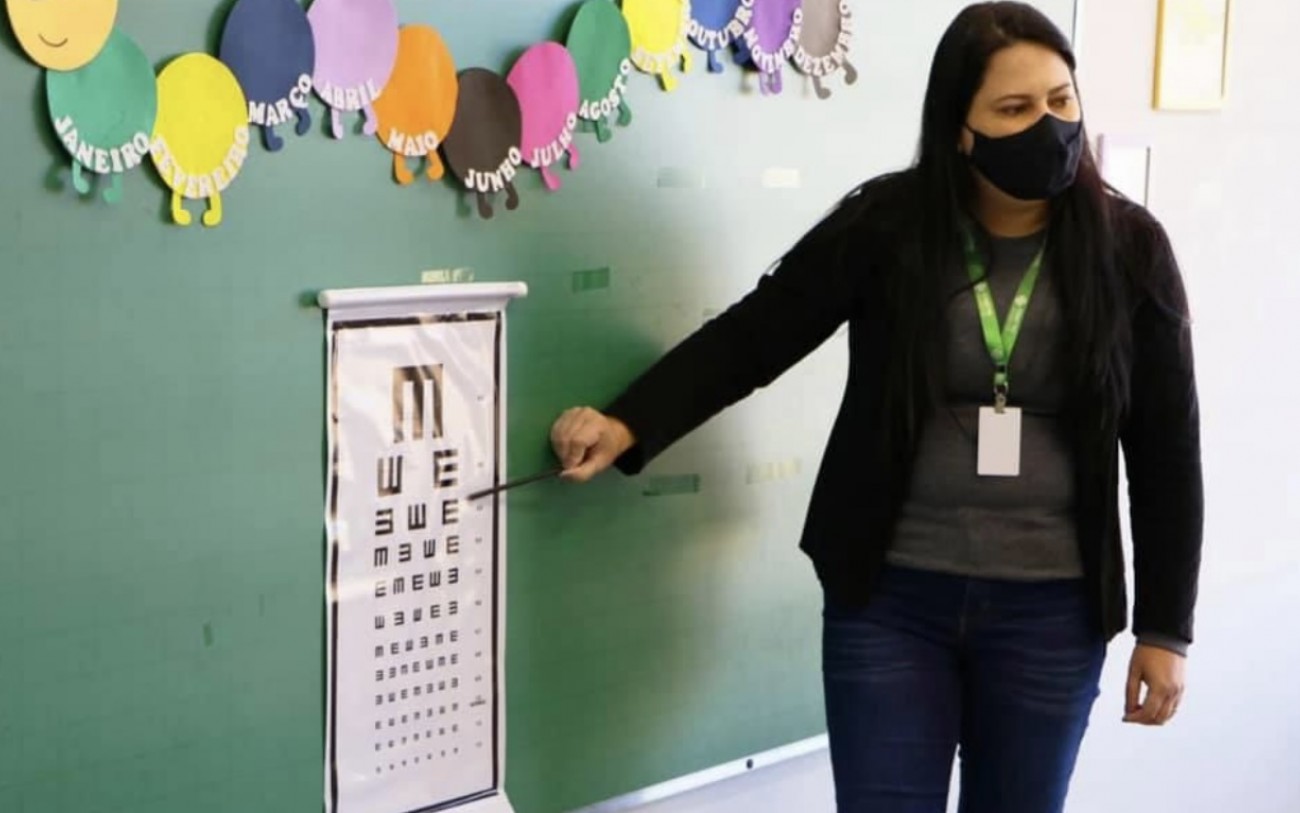 Holambra dá início ao mutirão oftalmológico com alunos da rede pública municipal de ensino