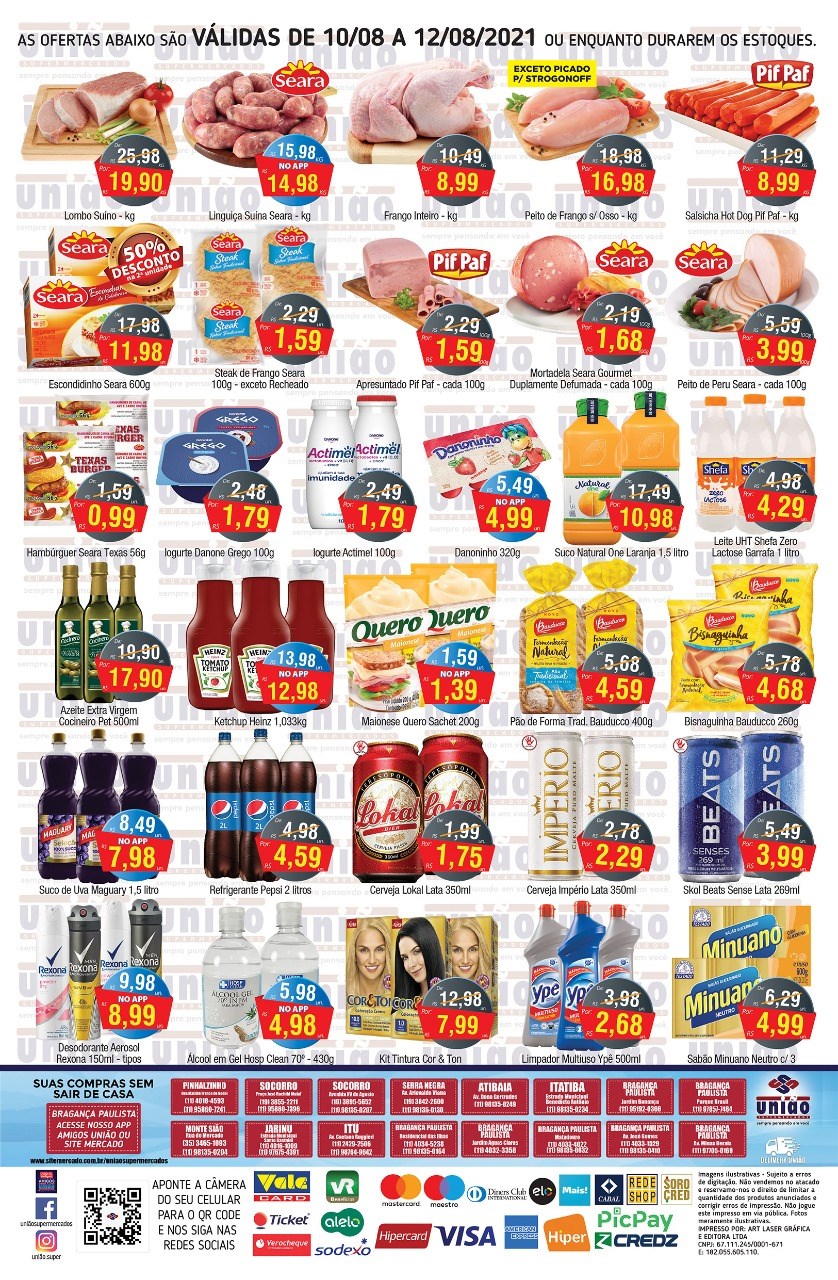 Quinta-feira de ofertas em carnes, hortifrúti e mais 40 opções no União Supermercados