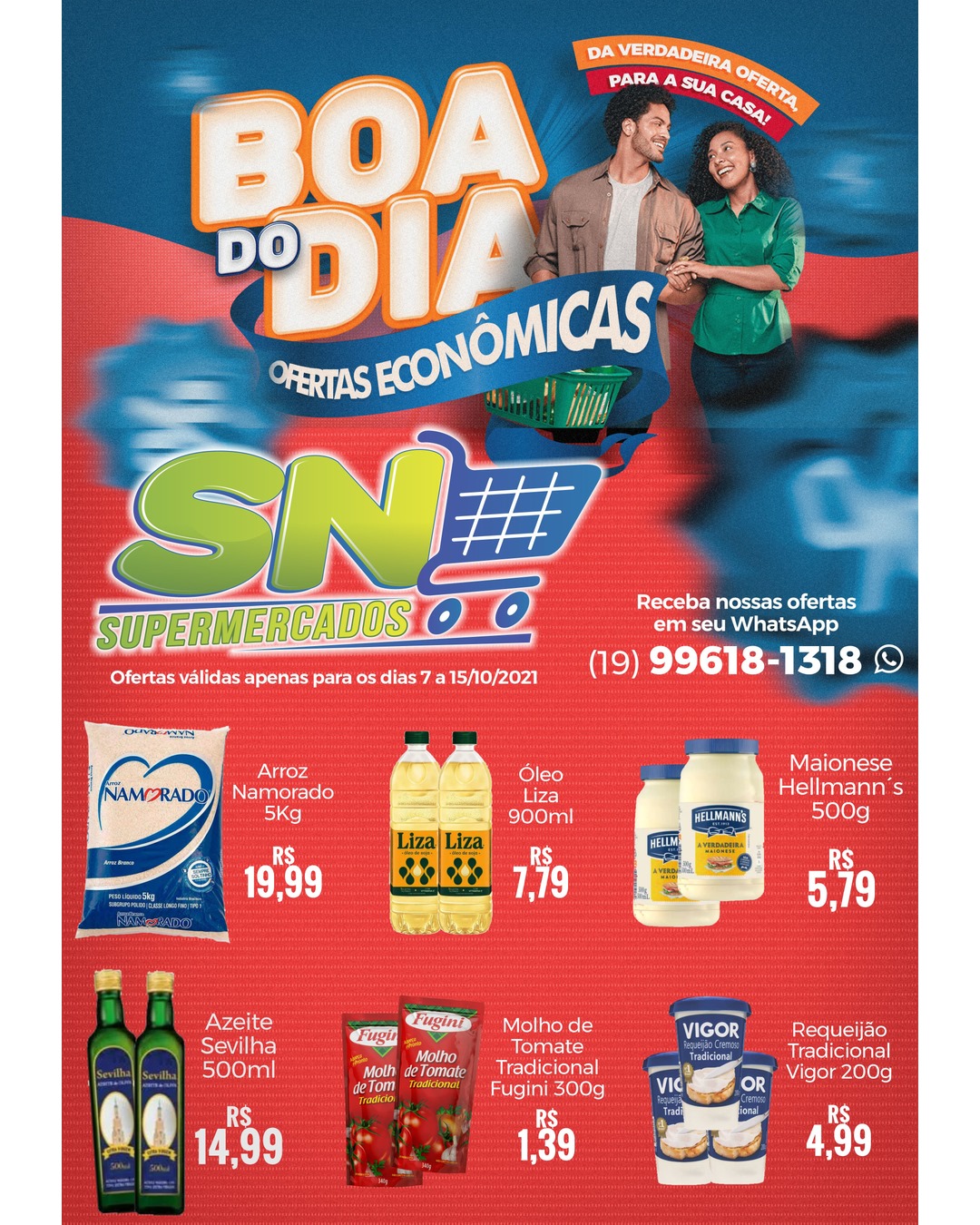 SN Supermercados tem mais de 20 ofertas para o fim de semana prolongado