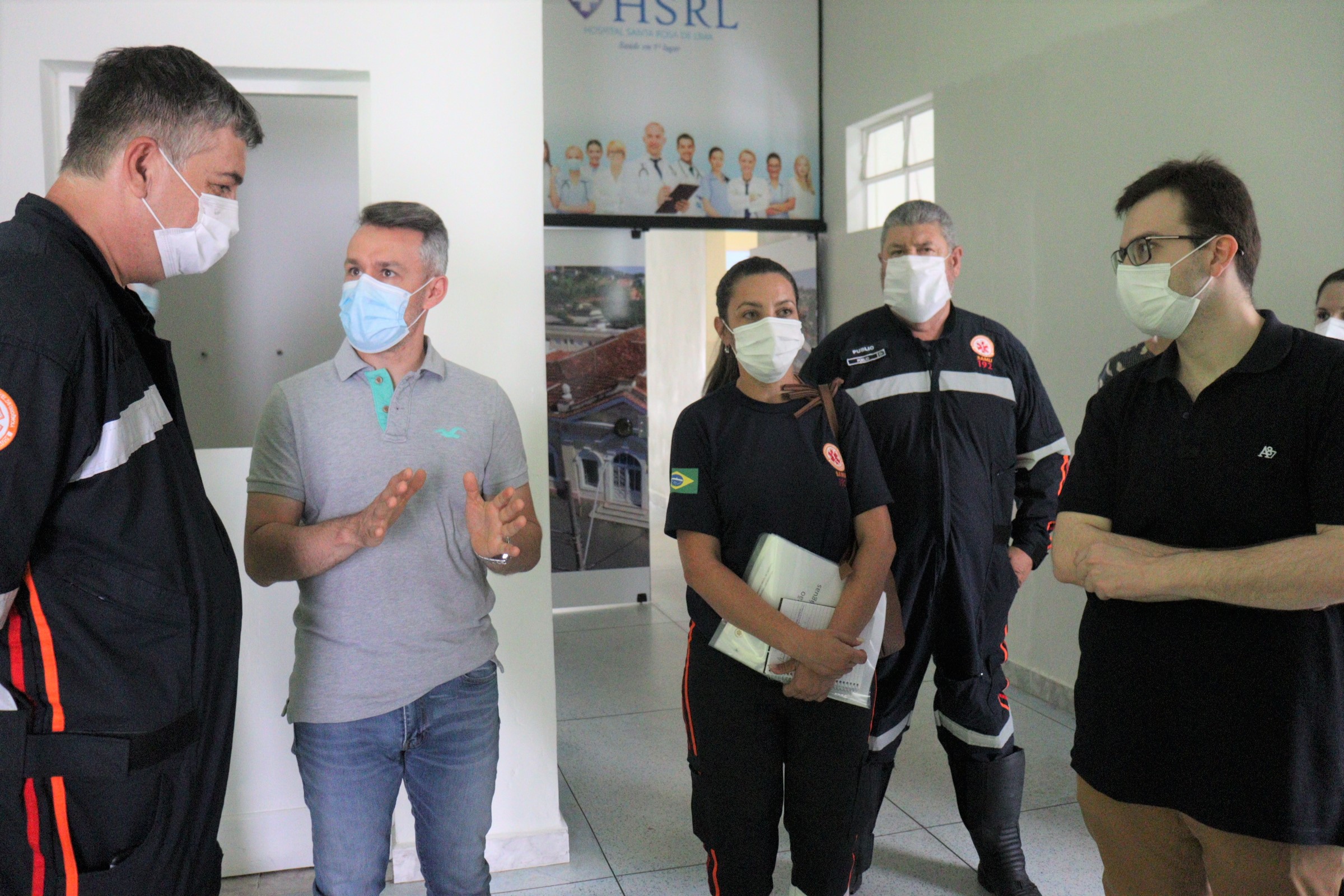 Equipe do SAMU Regional faz visita técnica ao hospital de Serra Negra