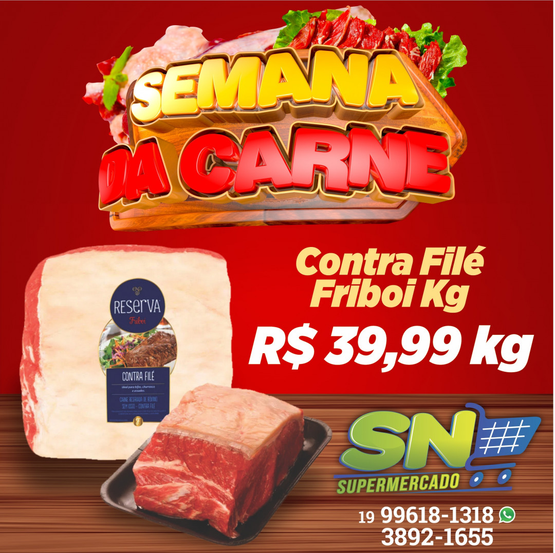SN Supermercados tem carne em promoção para a semana