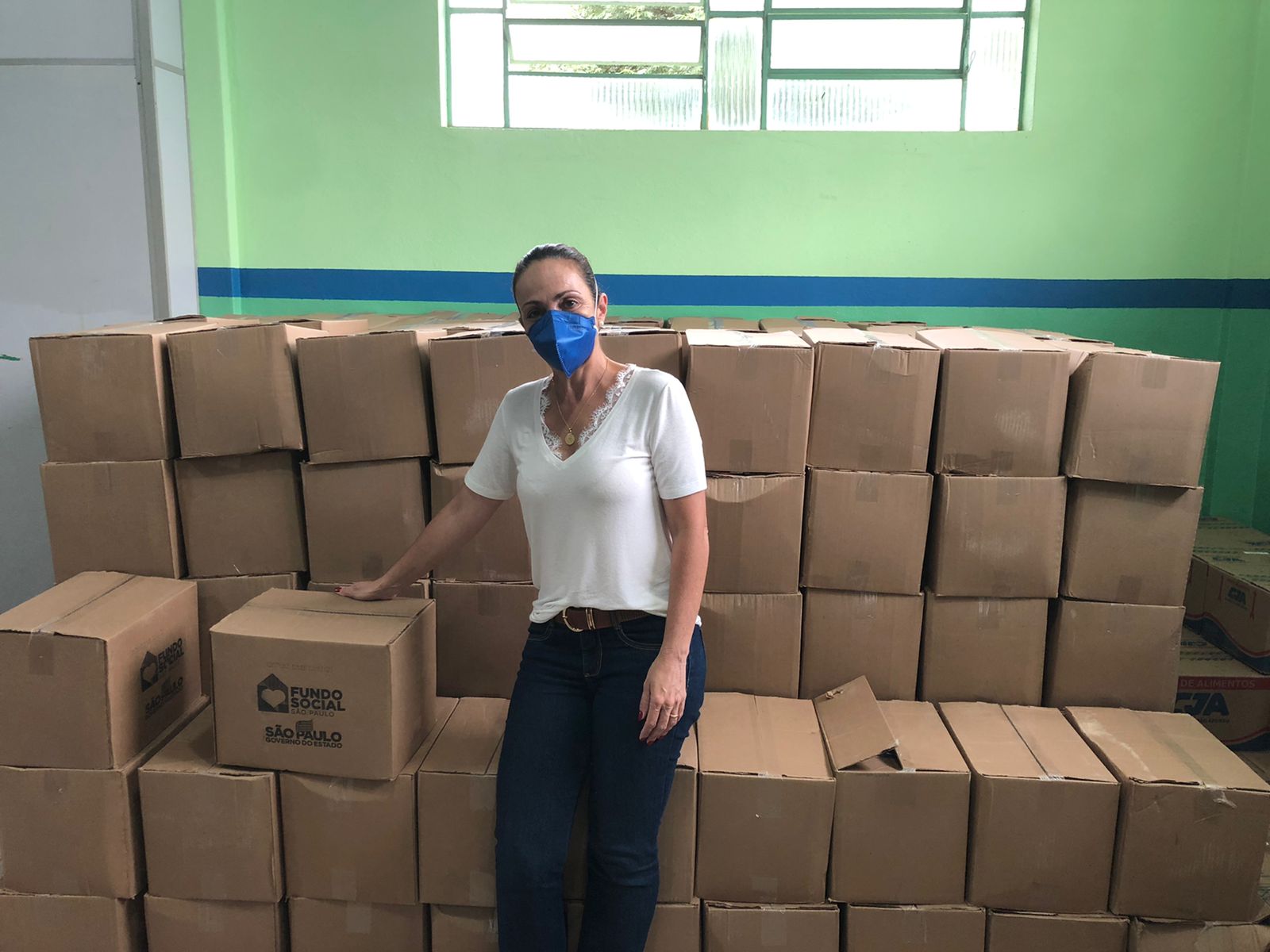 Fundo Social de Serra Negra recebe 200 cestas do Fundo Social de SP