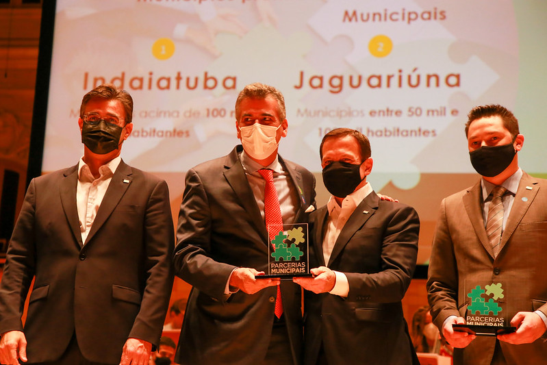Amparo, Itapira e Jaguariúna são premiadas pelo Governo do Estado de São Paulo, no Parcerias Municipais