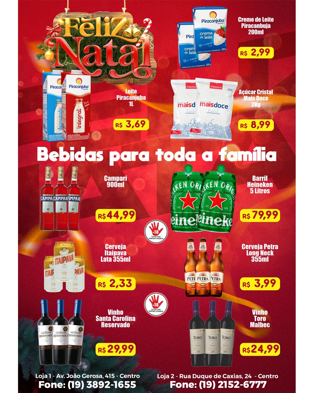 SN Supermercados tem mais de 20 ofertas para seu Natal