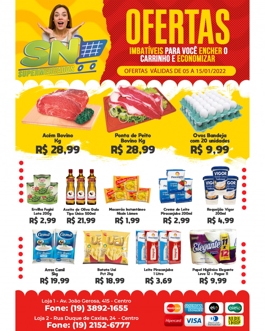 SN Supermercados tem sexta-feira recheada de ofertas