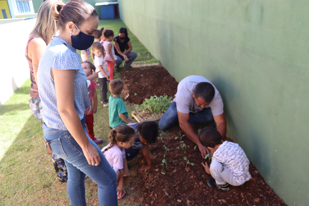 Prefeitura de Serra Negra e Fundo Social iniciaram Projeto Horta nas Escolas