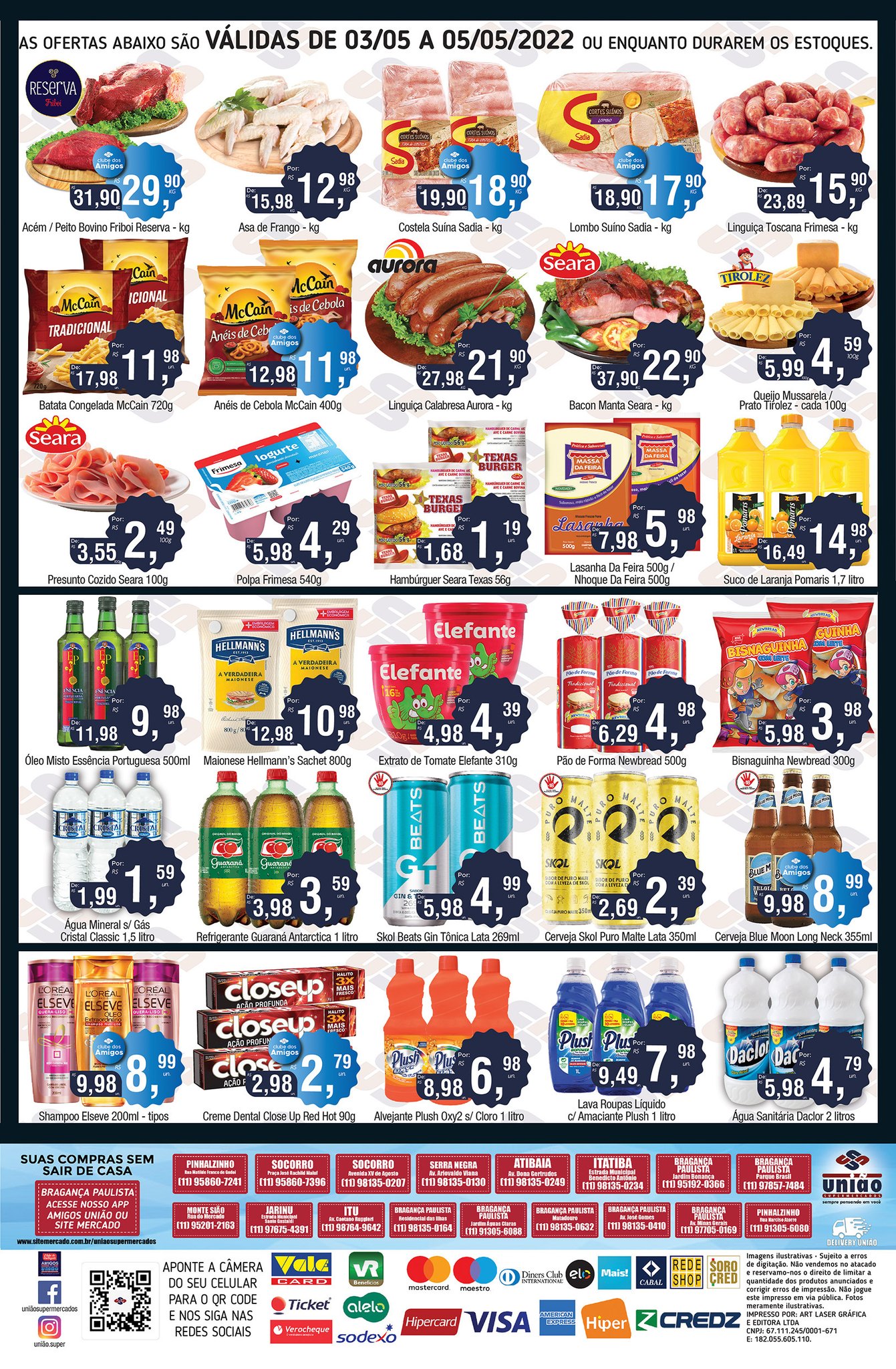 União Supermercados tem quarta-feira de mais de 50 ofertas 