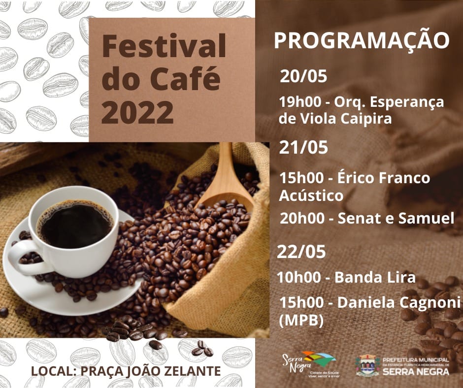 Festival do Café tem programação musical para hoje