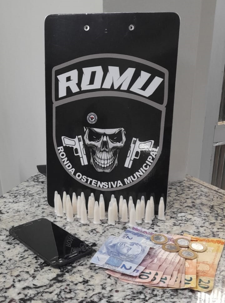 GCM de Amparo flagra tráfico de cocaína no São Dimas