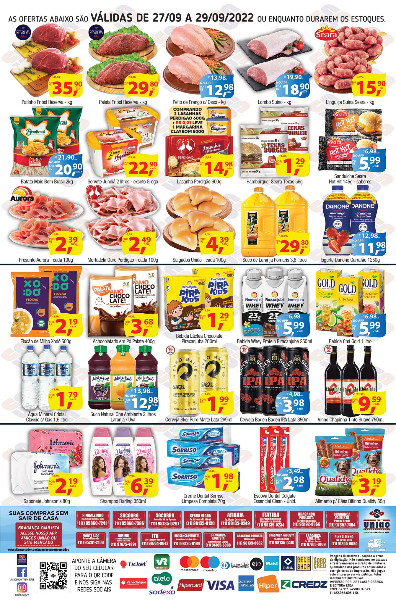 União Supermercados tem ofertas no açougue, bebidas e mais de 50 opções para hoje