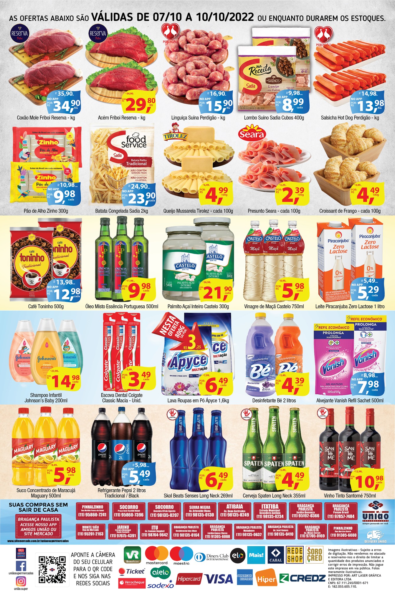 União Supermercados tem sábado de ofertas em todas as seções