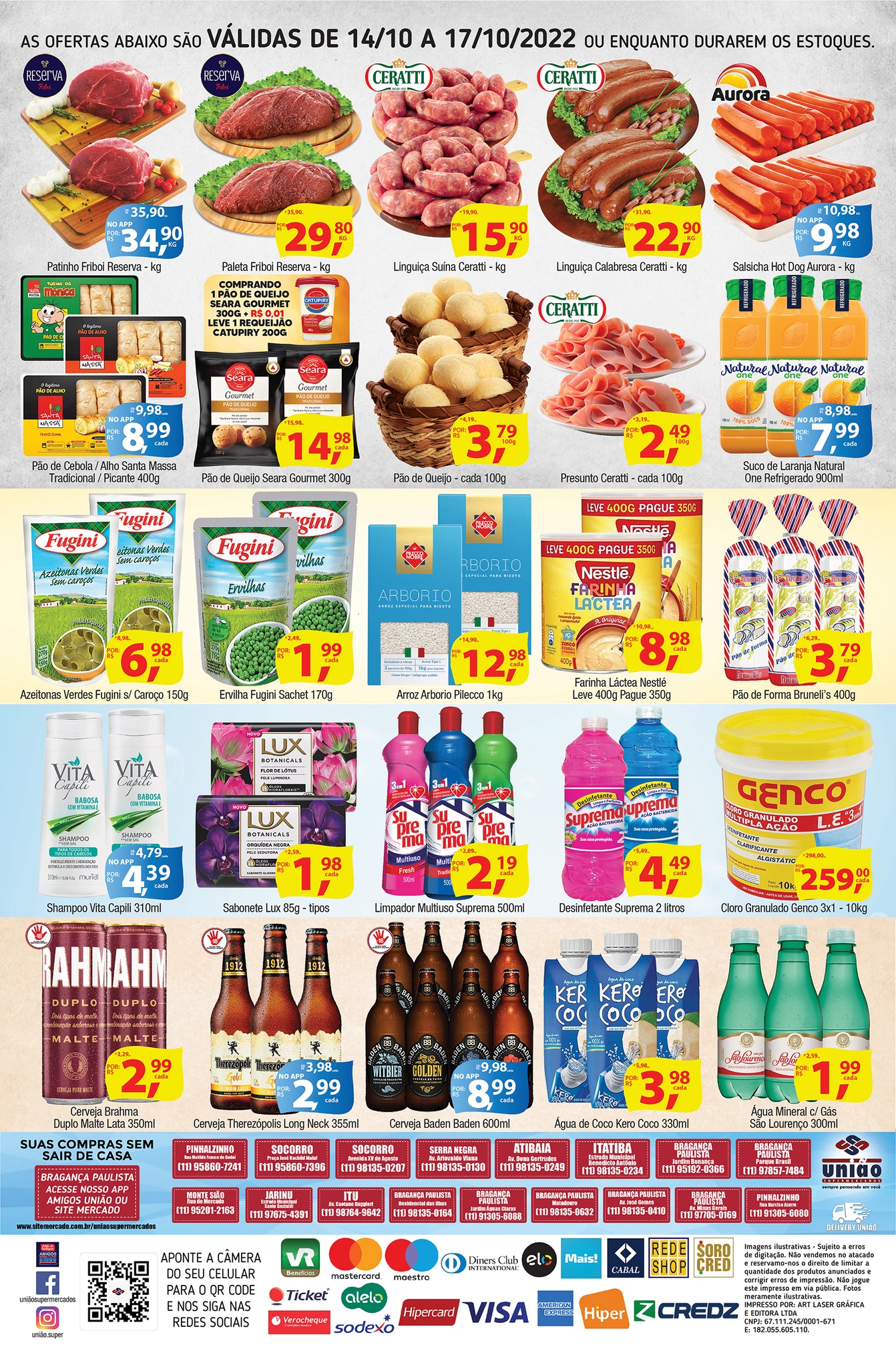 União Supermercados tem mais de 50 ofertas para o sábado