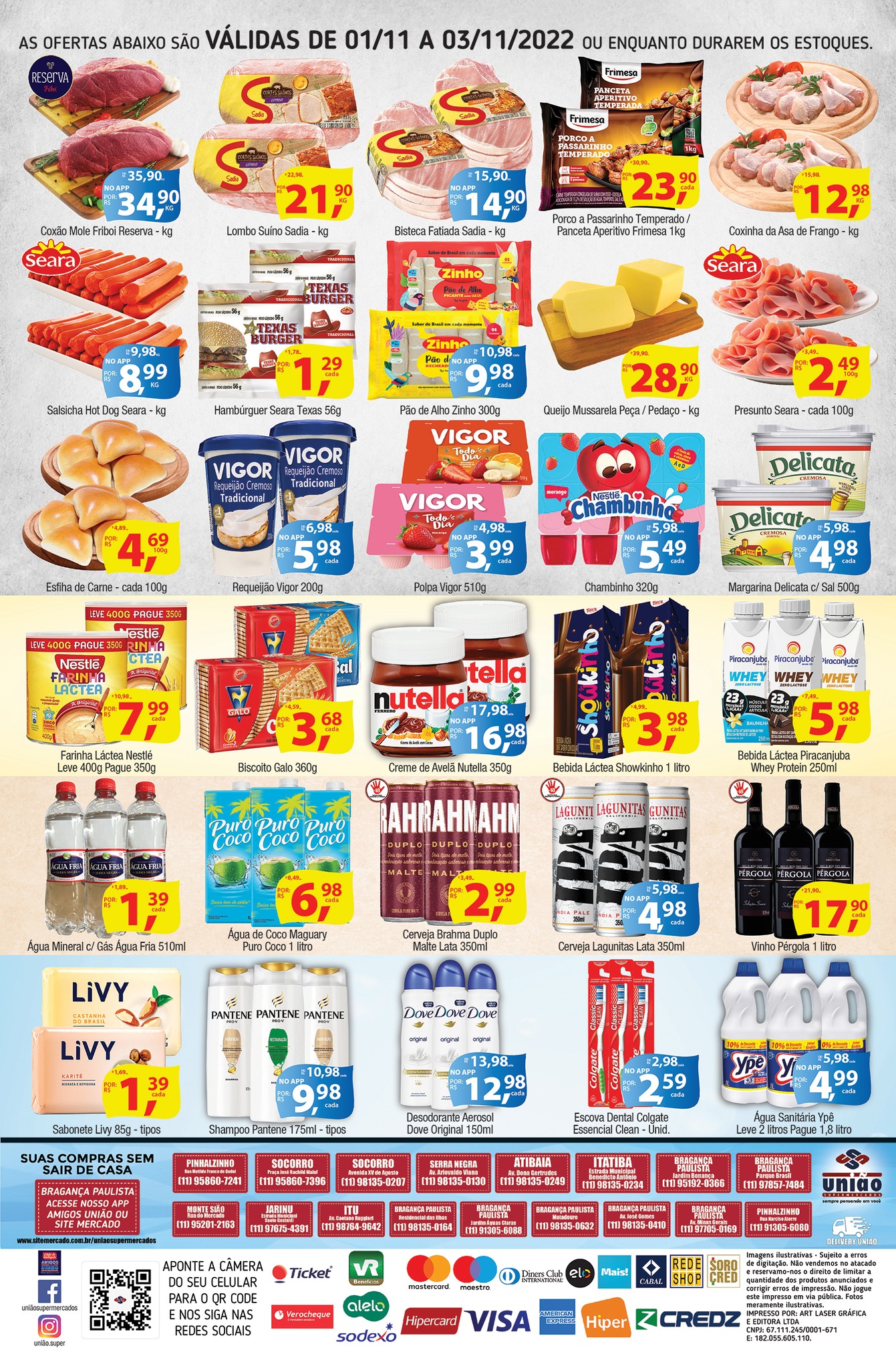 Quinta-feira de mais de 50 ofertas no União Supermercados