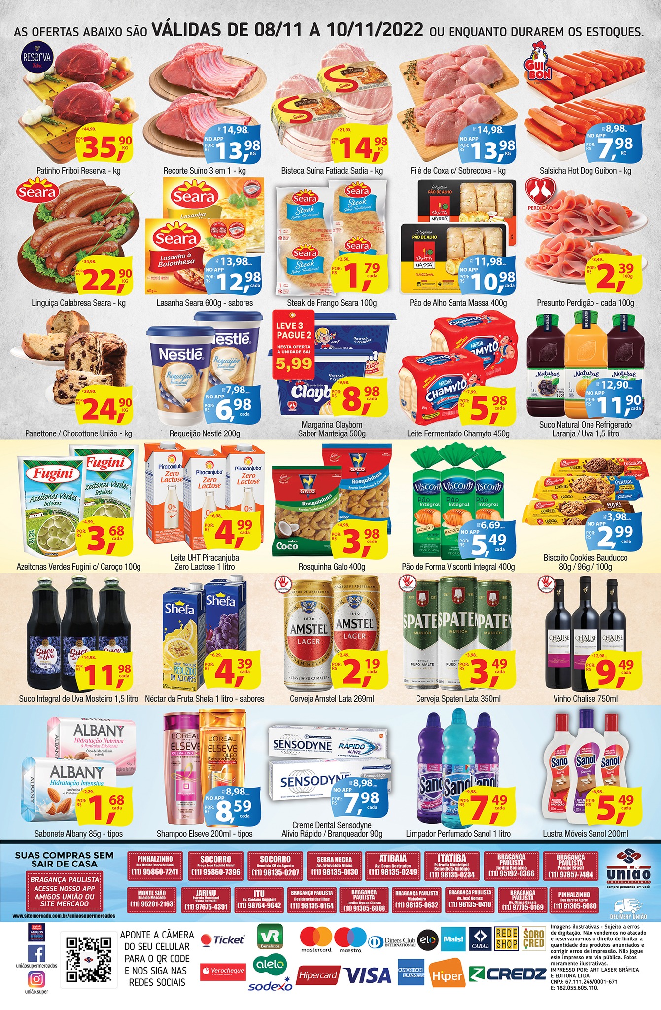 União Supermercados tem ofertas para o açougue, bebidas, embutidos e hortifrúti para hoje