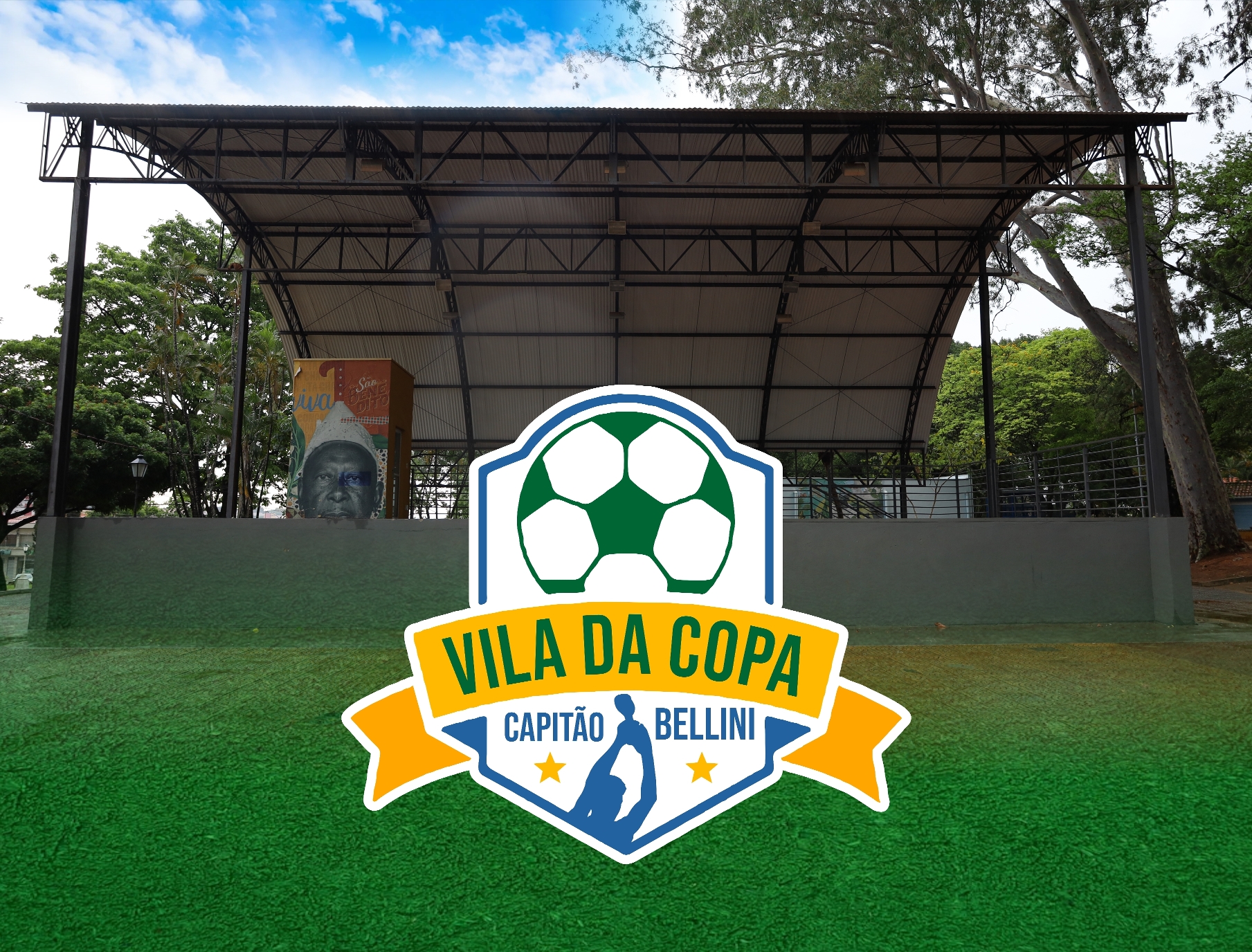 Vila da Copa terá transmissão ao vivo dos jogos do torneio