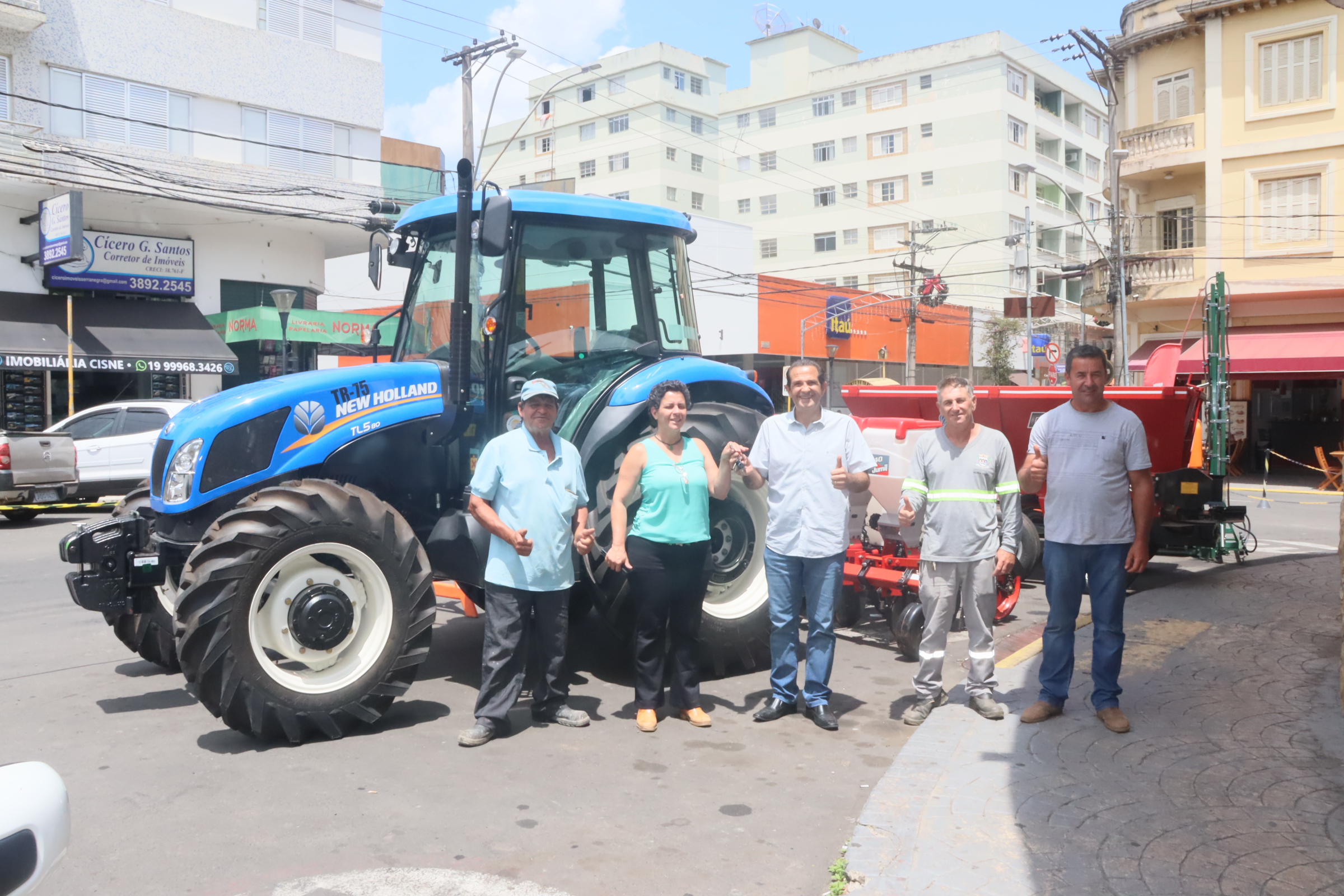 Serra Negra recebe equipamentos do Programa Patrulha Agrícola