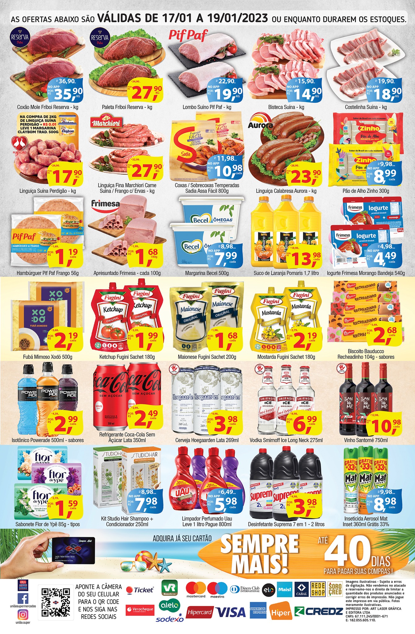 União Supermercados tem ofertas em hortífrúti, açougue, bebidas e muito mais