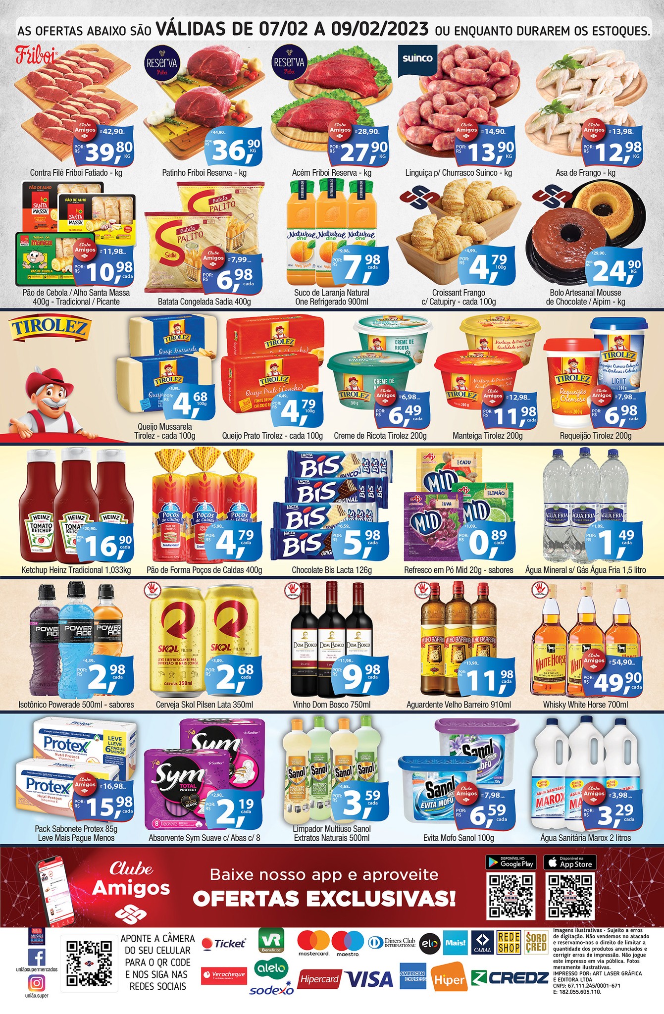União Supermercados tem ofertas no açougue, bebidas, hortifrúti e muito mais