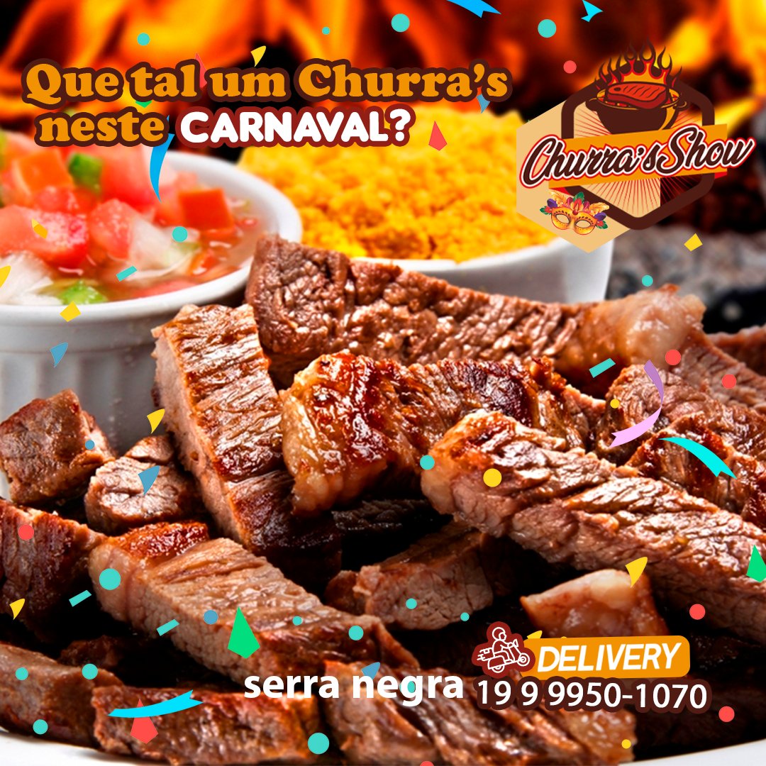 Curta o Carnaval com as melhores carnes da Churra´s Show