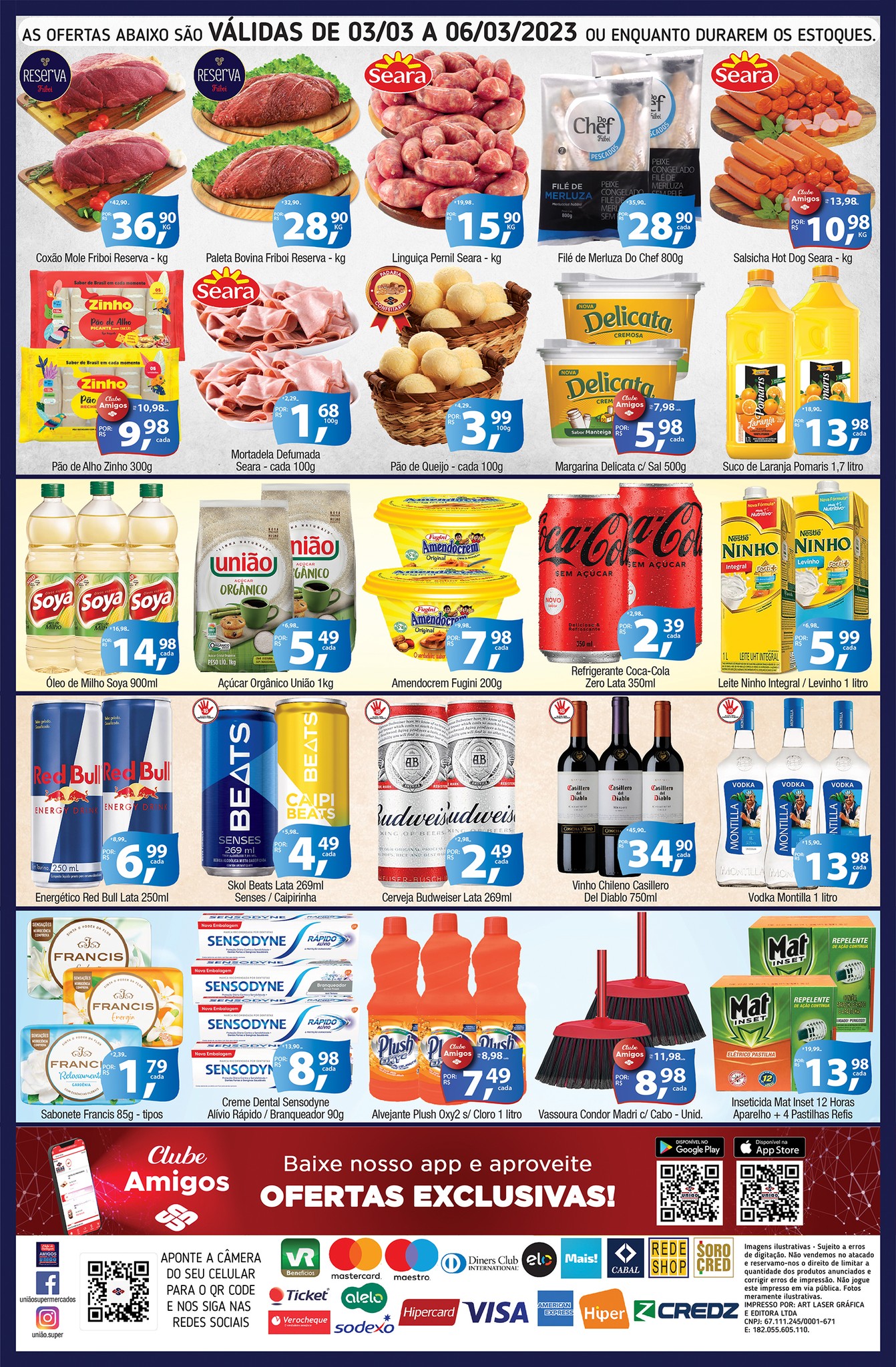 União Supermercados tem sábado de mais de 60 ofertas 