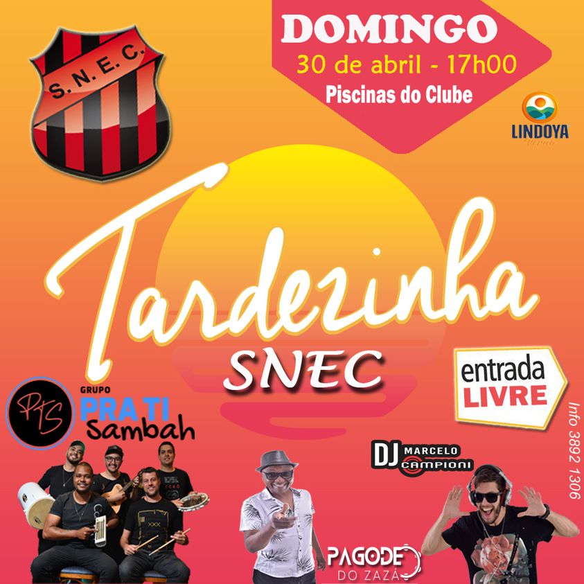 Tardezinha do SNEC está confirmada para o domingo