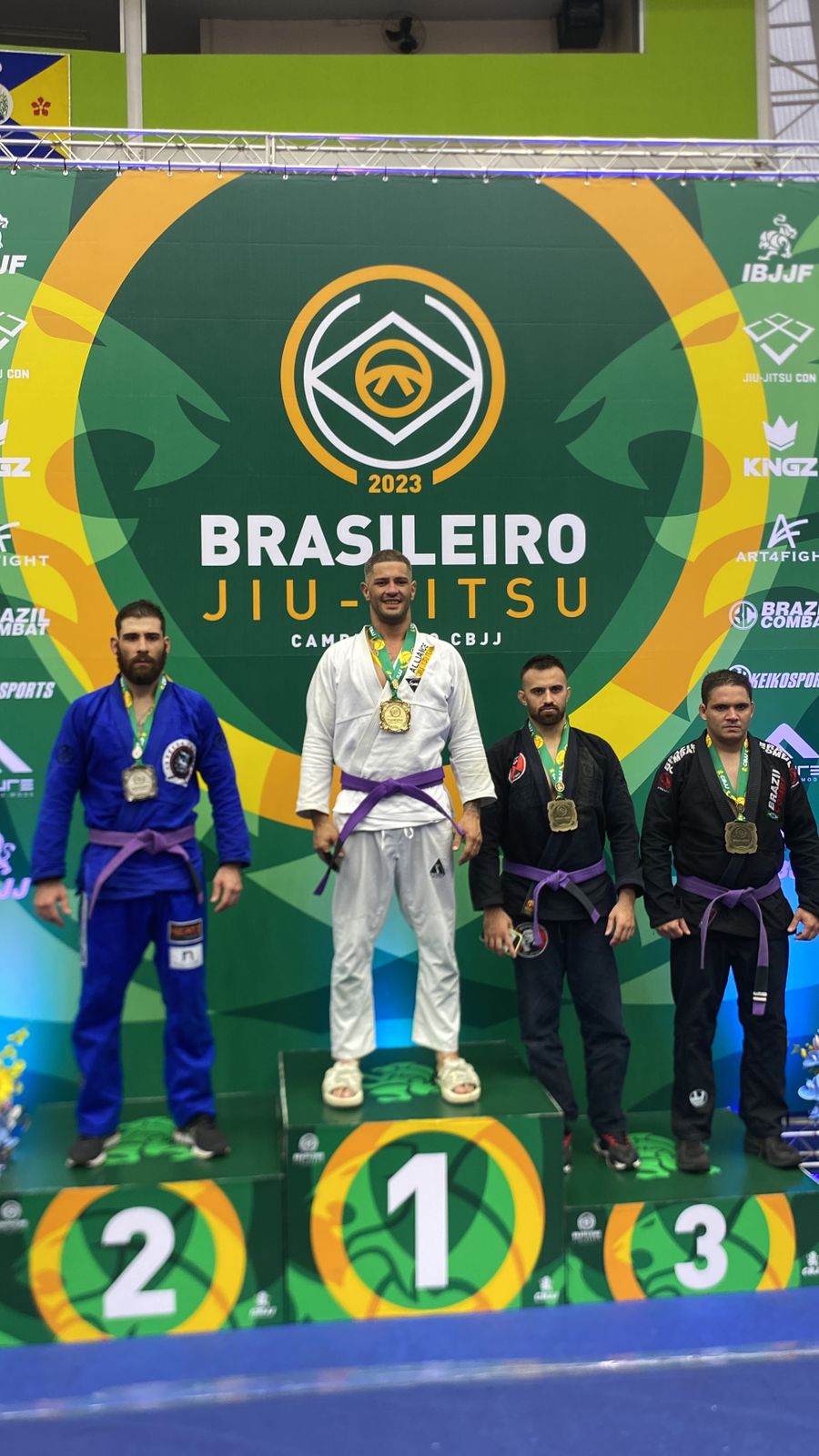 Serra-negrense é campeão brasileiro de Jiu-Jitsu
