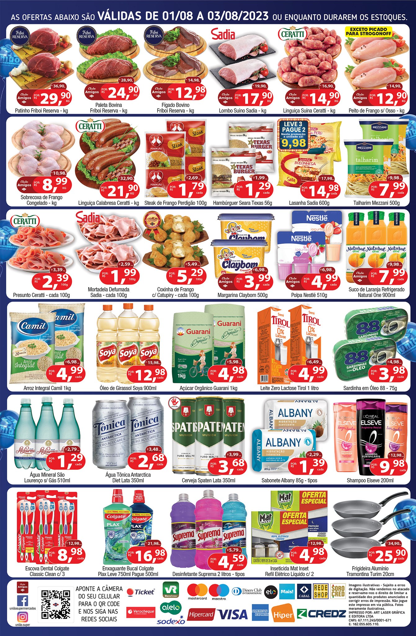 União Supermercados tem quarta-feira de mais de 60 ofertas