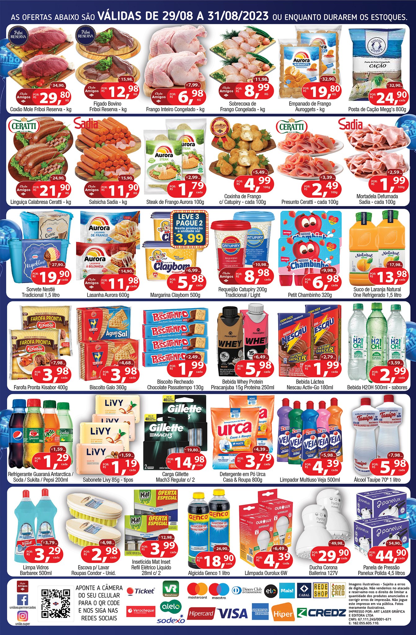 União Supermercados tem ofertas no açougue, hortifrúti, mercearia e muito mais para hoje