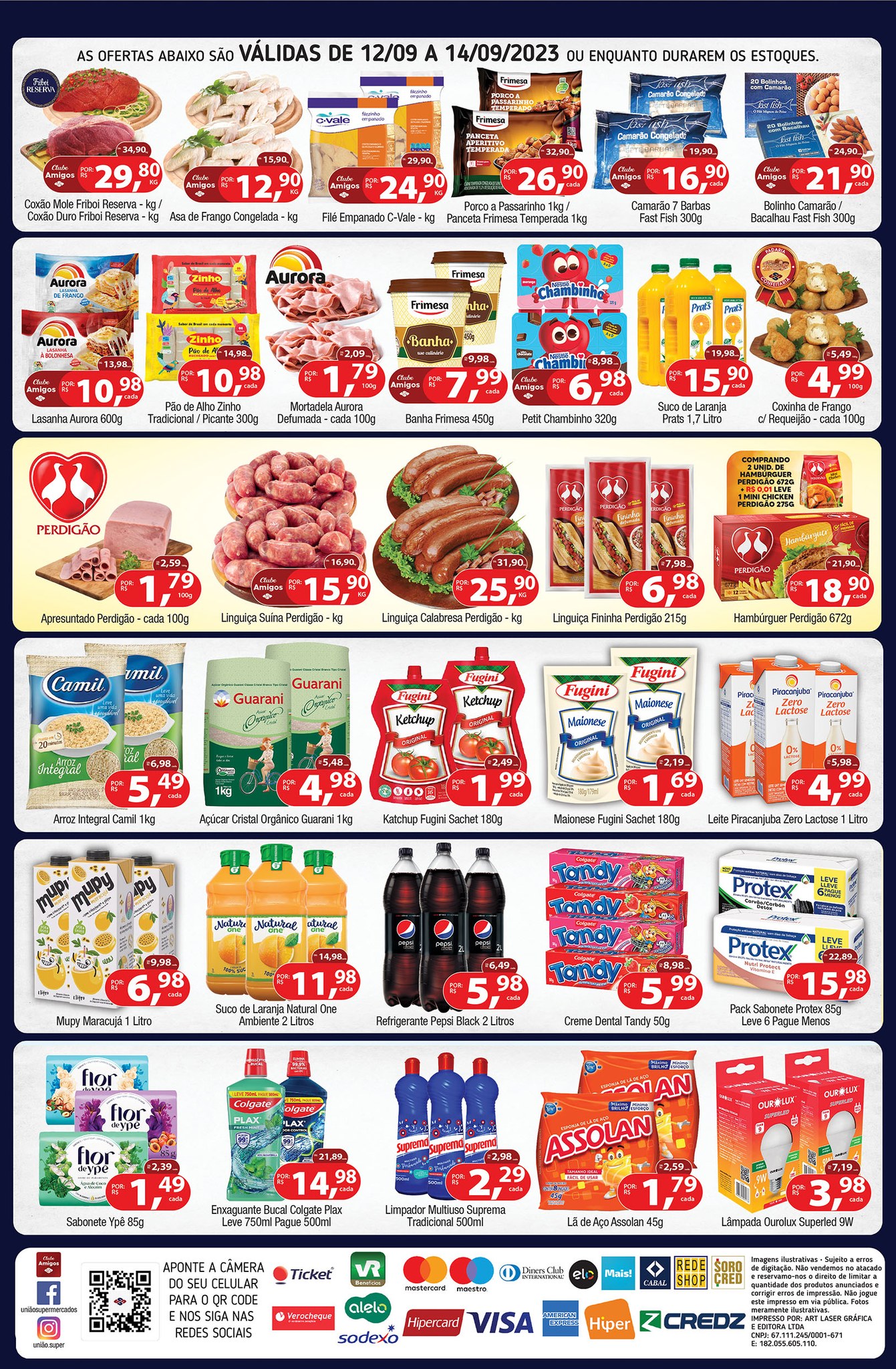 União Supermercados tem mais de 60 ofertas para a quarta-feira