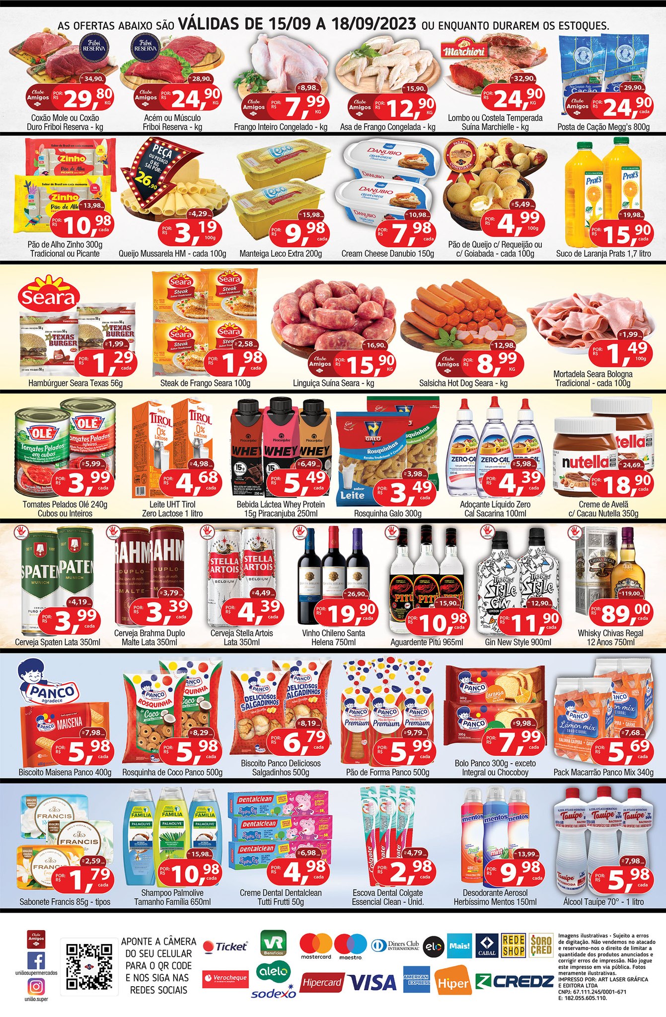 União Supermercados tem mais de 60 ofertas para esse fim de semana