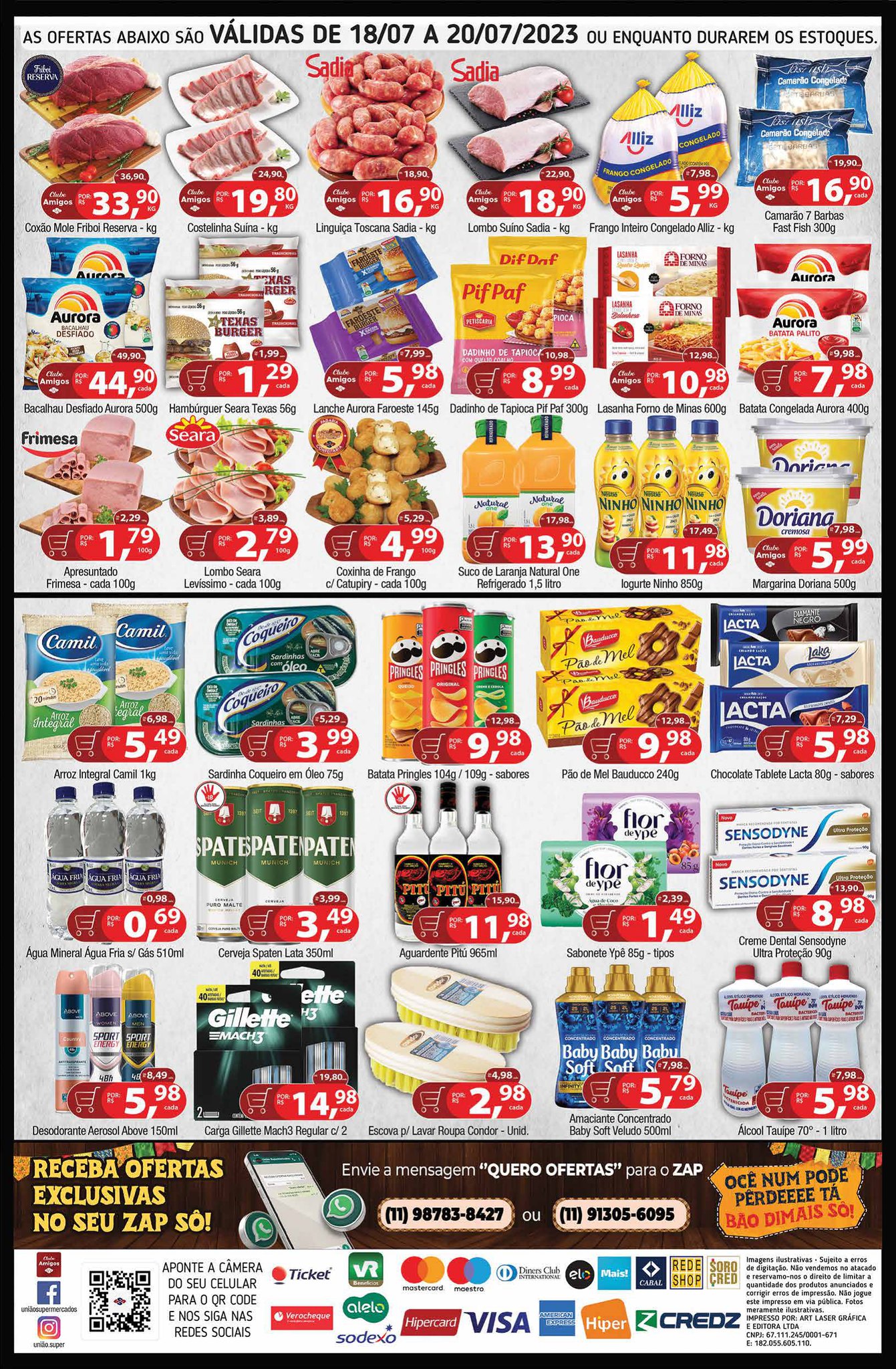 União Supermercados tem quarta-feira de mais de 60 ofertas