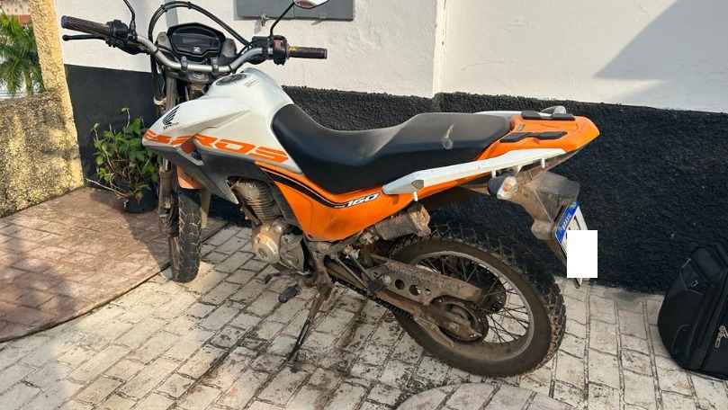 PM recupera moto roubada no Bairro dos Cunhas
