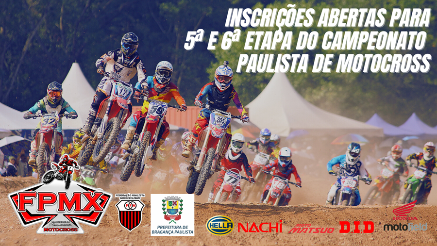 Campeonato Paulista de Motocross acontece em Bragança Paulista