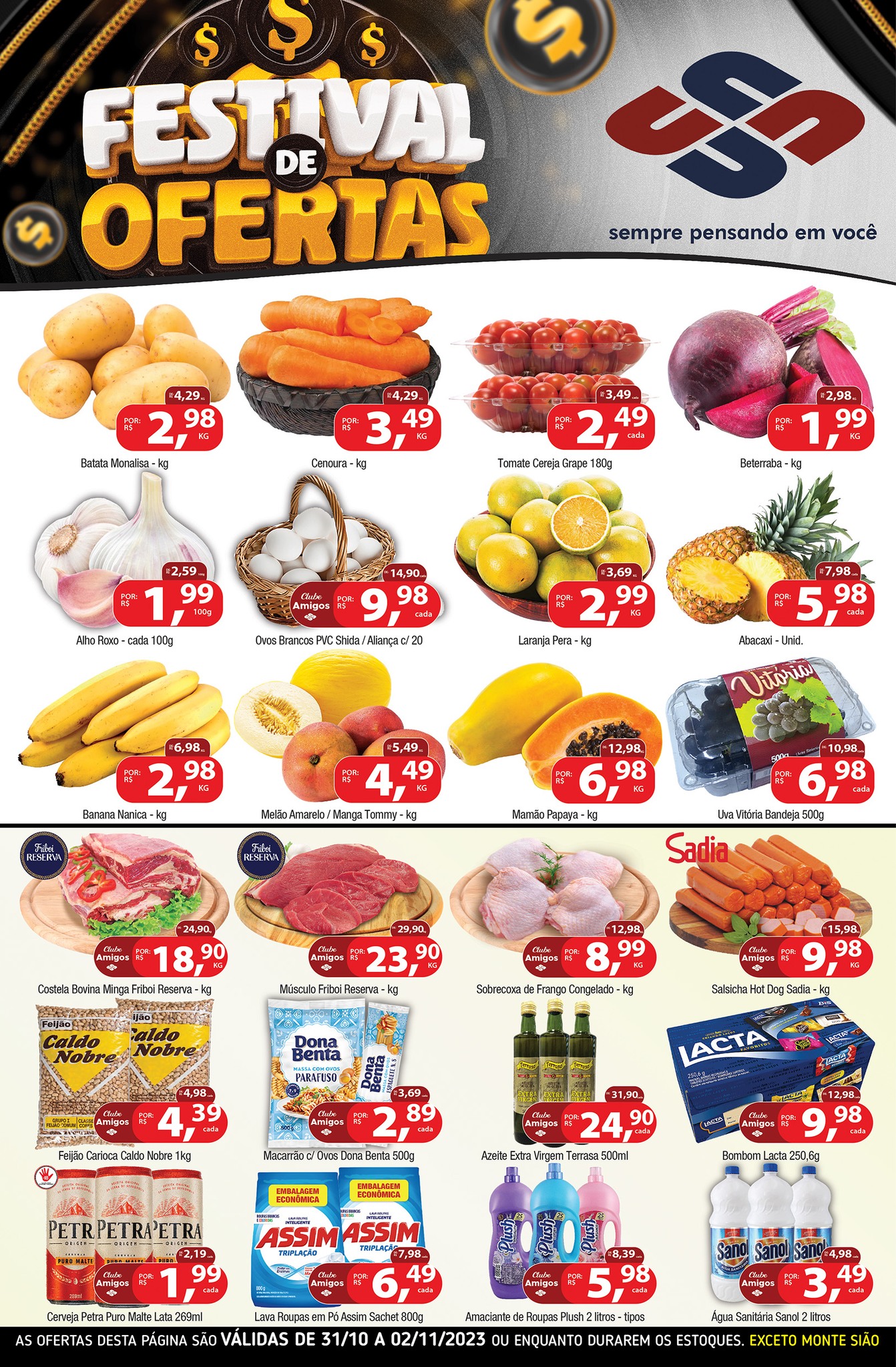 União Supermercados fecha o mês com mais de 60 ofertas em Serra Negra