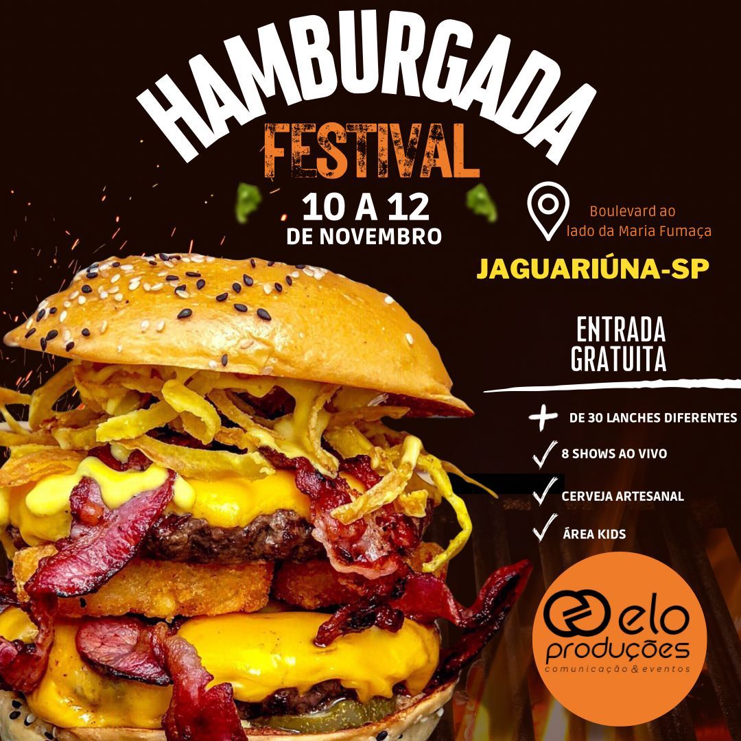 Jaguariúna tem Hamburgada Festival no fim de semana