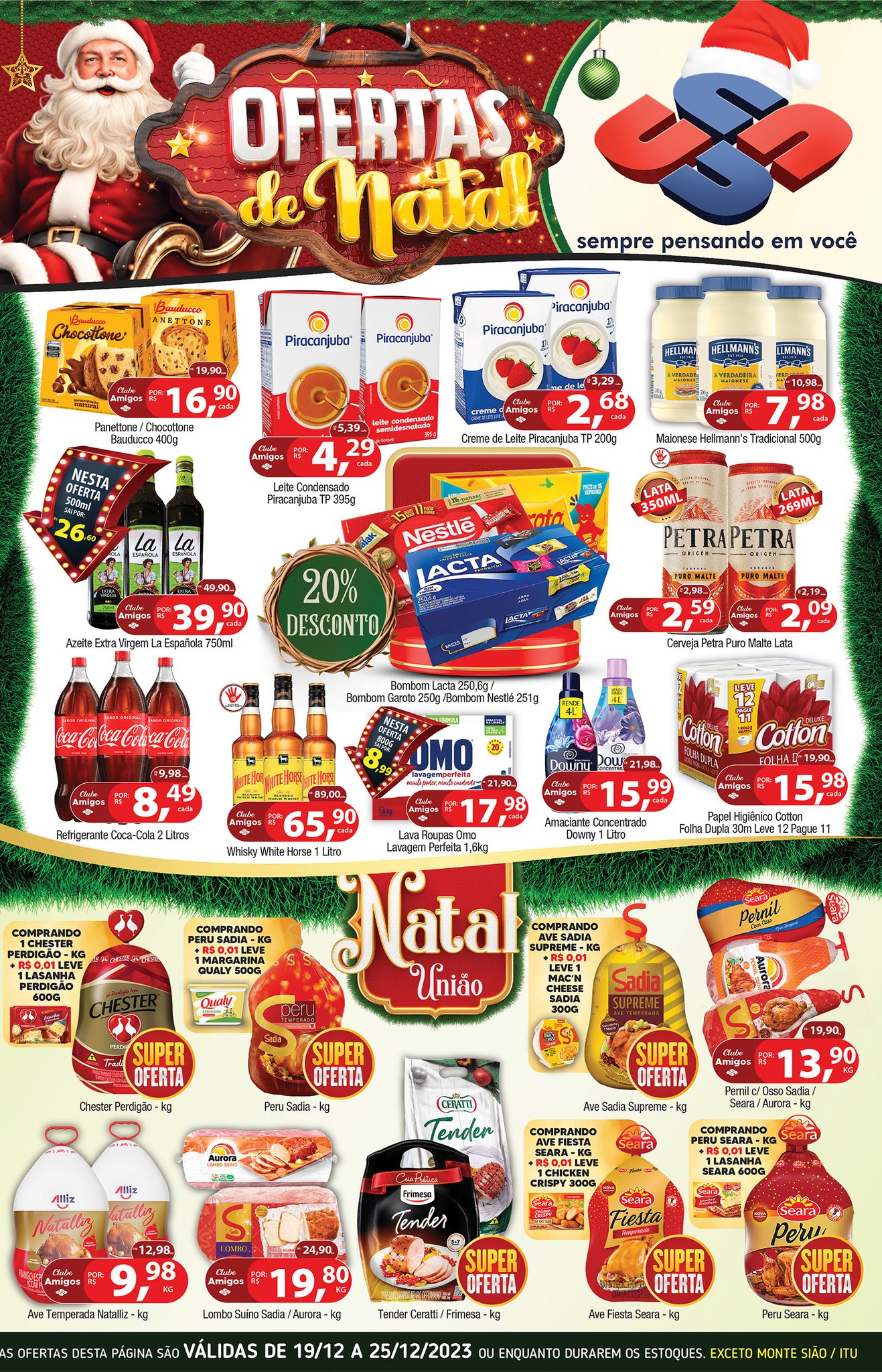 União Supermercados tem mais de 80 ofertas de Natal